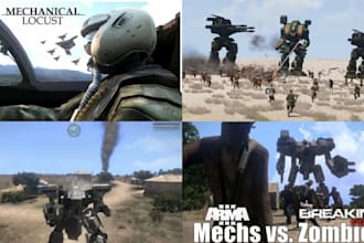 enhance and upgrade arma 3 with the locust mech