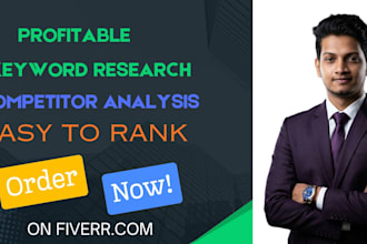 provide SEO keyword research with competitor analysis