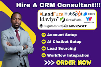 setup leadfuze hubspot workflow sugar market klaviyo tidio CRM hawksoft growpath