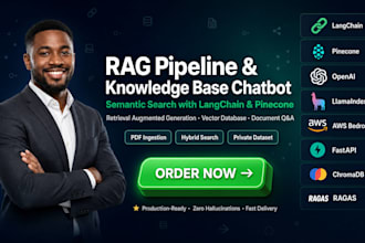 build rag pipeline knowledge base chatbot langchain pinecone openai llamaindex