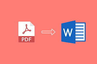 convert pdf files, pages or screenshots into editable word format
