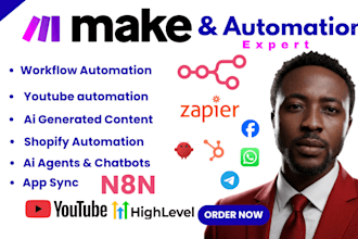 make com, make automation, make com workflow, make com