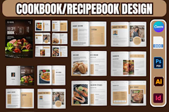 do cookbook design, recipe book, cookbook formatting