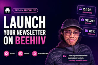 set up your beehiiv newsletter business