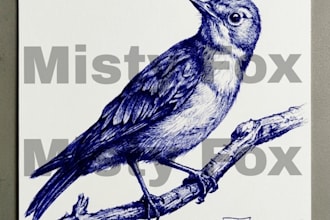 draw beautiful freehand animal illustrations
