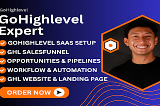 build gohighlevel website go highlevel landing page go high level funnel
