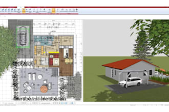 create architectural permit drawings, floor plans and construction documentation