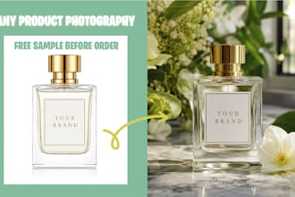 create professional realistic ai product photography and mockups