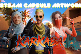design steam capsule art steam capsule banner  header steam store page game art