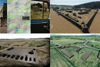 create custom maps, environments, and weapon assets for arma reforger and arma 3