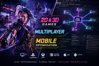 unity game developer mobile 2d  3d game development for android  ios