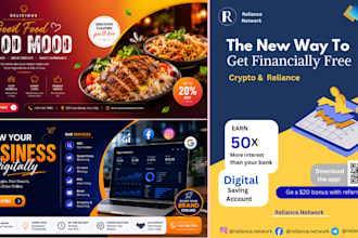 design professional web banner, website banner, ads and social media banner