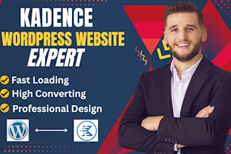 do wordpress website with kadence redesign kadence blocks kadence pro plugins