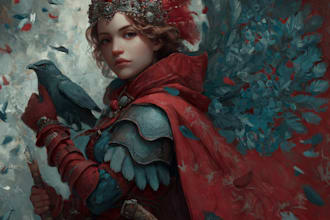 draw fantasy art and concept art illustration