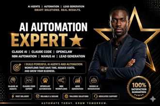 claude ai agent expert claude code tutor openclaw n8n lead generation manus ai