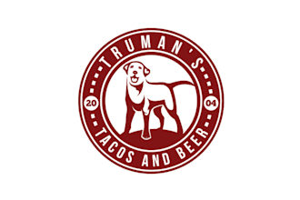 design tacos and beer bar business logo