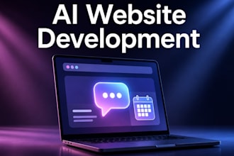 build ai powered website with chatbot booking system and openai web developer