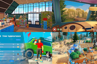 design steam capsule art game poster steam banner for steam store