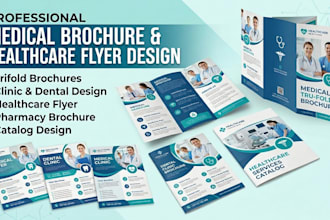 design medical brochure healthcare flyer trifold medical dental clinic flyer