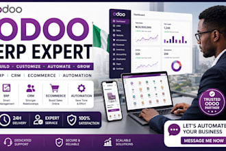 build customize and automate odoo erp CRM ecommerce website, customize odoo erp