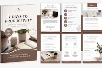 design lead magnet, ebook, and workbook professionally
