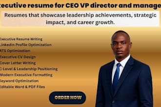 do ats executive vp CEO resume cv writing cover letter to land you an interview