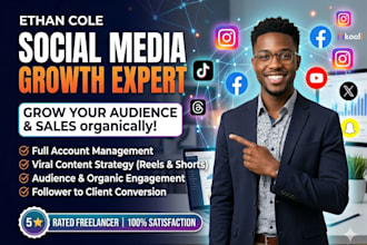 manage and grow your social media platforms to scale your business