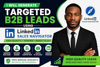 generate targeted b2b leads using linkedin sales navigator