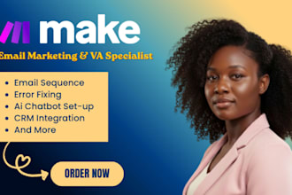 fix make com, made com, setup make com automation, make expert