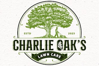 make vintage oak tree logo