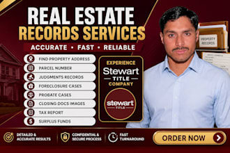 extract verified county and public records for real estate