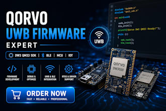 debug qorvo dw3 qm33 uwb firmware sdk for embedded mcu, ble and iot devices