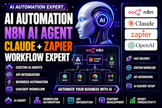 build claude n8n ai automation, ai agent, claude code, n8n ai agent zapier
