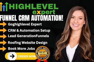 build gohighlevel roofing website plumbing ghl hvac highlevel handyman website