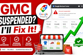 fix google merchant center suspension, misrepresentation for shopify