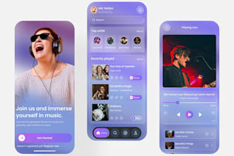 develop music streaming app live streaming app video streaming website