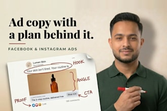 write ad copy for you facebook and instagram ads campaign, and meta ads creative