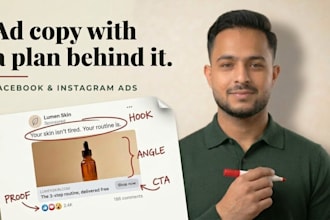 write ad copy for you facebook and instagram ads campaign, and meta ads creative