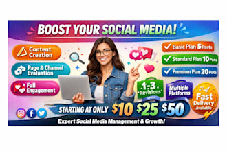 design social media posts for businesses