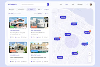 develop property website, real estate website, rental website, apartment website