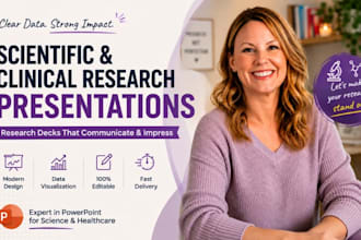 scientific powerpoint presentation clinical research PPT research deck