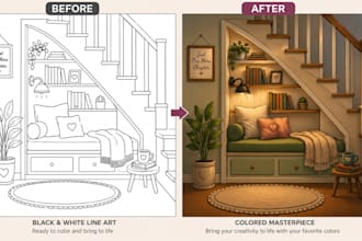 cozy cottagecore coloring books