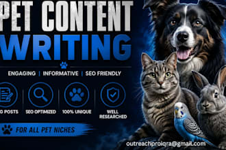 deliver SEO pet backlinks through pet care guest post sites