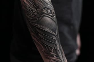 create custom and realism tattoo design
