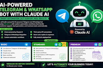 fix ai telegram and whatsapp bot using claude ai and automation workflows