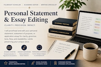proofread and edit your personal statement