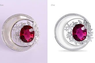 do high end jewelry retouching