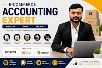 do e commerce bookkeeping for amazon, shopify, ebay sellers