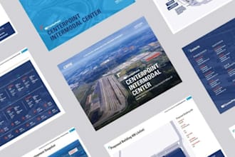 design corporate real estate property proposal, information memorandum brochure