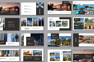 design corporate business information memorandum investment presentation deck